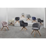 Bessagi Home naslanjač lucita, siva, žamet | Shoptok.si