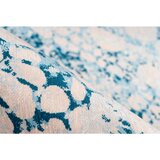 Kayoom RAVNO TKANA PREPROGA Galaxy 725 Creme / Blau 80/150 cm tkano modra, krem barve | Shoptok.si