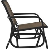  Vrtne stolice ljuljačke smeđe 61x76x87 cm tekstil i čelik | shoptok.hr