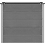  Vrtna Posuda za Sadnju WPC 100x50x91 cm Siva | Eponuda.com