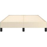  Okvir kreveta bez madraca krem 120x190 cm umjetne kože | shoptok.hr