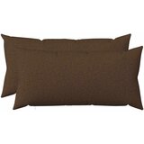  Jastuk s jastukom HEERLEN 2 kom. Smeđa Tkanina - Smeđa 40 x 80 cm 2 | shoptok.hr