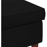  Stolica za noge Crna 55 x 35 x 41 cm Baršun | Eponuda.com
