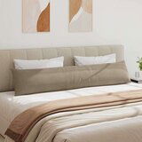 vidaXL Blazine za kavč 2 pcs Taupe 200 x 40 cm blago | Shoptok.si