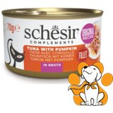Schesir Cat Tuna With Pumpkin in Broth 70g, Hrana Sa Tunom i Bundevom u Bujonu | ePonuda.com
