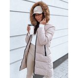 DStreet Kurtka zimowa damska pikowana MICO kamelowa | shoptok.hr