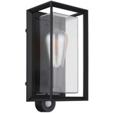 Globo 31982SS - Spoljašnje zidno svetlo sa senzorom LOGANA 1xE27/60W/230V IP44 crna | Eponuda.com