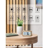 Venisymlis Lesena Digitalna Budilka, Led Budilka, Ki Ne Tiktaka, Digitalna Ura S Prikazom Datuma, Temperatura, (22060512) | Shoptok.si