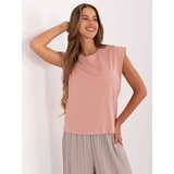 RUE PARIS T-shirt-157-TS-3702.65P-light pink | Shoptok.si