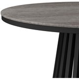 Bessagi Home Jedilna Miza Pela, Siva, Črna, Ø 110cm | Shoptok.si