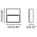 Faro 71964 - LED svetlo za stepenište DUNE LED/3W/230V 2200/2700/3200/4000K IP65 bela | Eponuda.com
