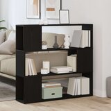  Polica za knjige Crni hrast 100x24x94 cm od konstruiranog drva | shoptok.hr