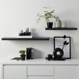Mömax stenska polica mister office, črna, 90 cm | Shoptok.si