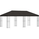 vidaXL Paviljon s stenami 6 x 3 m Antracit Poliester in jeklo 190, (5000218870) | Shoptok.si