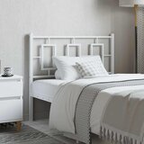  Metalno zamjensko uzglavlje bijelo 100 cm | shoptok.hr