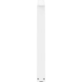  Noge jedilne mize V-oblika 3 kosi Bela 100x(72-73,3) cm Jeklo | Shoptok.si