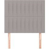  Uzglavlja 2 kom svjetlosiva 80x5x78/88 cm od tkanine | shoptok.hr