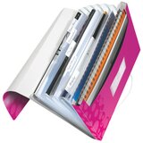 Esselte Harmonika mappa, A4, PP, 6 rekeszes, "Wow", rózsaszín | shoptok.hr
