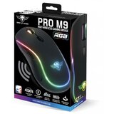 Spirit Of Gamer Miška brezžična - PRO-M9 (Optikai, 4200DPI, 6 gumbov, Max.: 10m, črna) | Shoptok.si