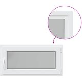  Prozor za podrum RISOR 100 x 50 cm PVC i staklo Bijela | shoptok.hr