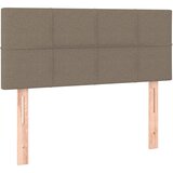 Krevet s oprugama i madracem smeđesivi 80x200 cm od tkanine | shoptok.hr