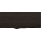 Stolna Mizna plošča temno siva 100x40x6 cm obdelana trdna hrastovina, (20818426) | Shoptok.si