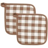 Tiseco Home Studio Bombažne kuhinjske rokavice v kompletu 2 ks Gingham – | Shoptok.si