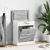 Ormarić za cipele sivi 50 x 28 x 58 cm od drva paulovnije | shoptok.hr