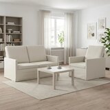  Set sofe 2 pcs Krem Baršun - Krem 1-Sjedalo + 2-Sjedalo (120 cm) | shoptok.hr