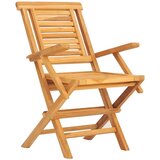  7-dijelni vrtni blagovaonski set od masivne tikovine Smeđa 180 cm table length | shoptok.hr