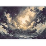  Foto tapeta - Epic Light Play: The Sun Battling for Dominance Over the Clouds 500x350 | shoptok.hr