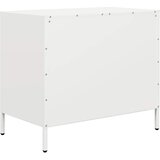  Komoda bijela 68x39x58,5 cm Hladno valjani čelik | shoptok.hr