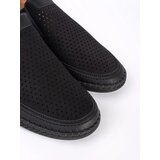 Shelvt Men's shoes black openwork | Eponuda.ba