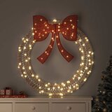  Vijenac s 150 LED svjetlima Topla bijela 121 x 121 x 10 cm PET | shoptok.hr