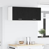 Viseći ormarić 2 pcs Crni hrast i bijela 50 x 31 x 40 cm | shoptok.hr