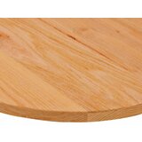 Stolna ploča svjetlosmeđa 120x60x2 cm ovalna masivna hrastovina | Eponuda.com