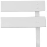  Sklopiva stolica za vrt 2 pcs Bijelo 42 x 46 x 82cm Metal | shoptok.hr