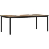  Jedilne mize 2 pcs 200 x 100 x 75 cm Konstruiran les, (5000269127) | Shoptok.si