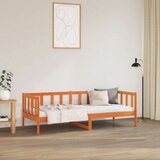  Konstrukcija postelje z vzglavjem Voskast rjav 90 x 190 cm, (5000141832) | Shoptok.si