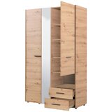 Mömax omara za oblačila leon, barva hrasta, š. 128 cm | Shoptok.si
