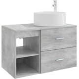 vidaXL Komplet pohištva za kopalnico 2 pcs Betonsko siva, (5000245592) | Shoptok.si