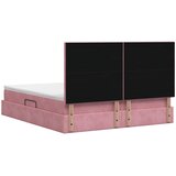  Krevet s od storage s uzglavljem Ružičasta 180 x 200 cm Baršun | shoptok.hr
