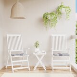  Jastuci za vrtne stolice 2 kom sivi karirani 50x50x4 cm tkanina | shoptok.hr