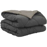  Poletna odeja Svetlo siva in antracit 200 x 135 cm Mikrovlakna, (5000288313) | Shoptok.si