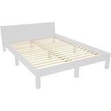 Ragaba Svijetlo sivi bračni krevet od bukovog drveta sa podnicom 160x200 cm Dabi - | shoptok.hr