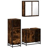 vidaXL 3-dijelni set kupaonskog namještaja boja hrasta drveni | shoptok.hr