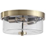 Searchlight 66210-2AB - Kupatilsko plafonsko svetlo PRESTON 2xE27/60W/230V IP44, prečnik 33 cm, mesing Cene