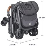 Ergobaby Metro 3 Deluxe kompaktna gradska kolica, Jet Black | shoptok.hr