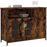  Komoda boja dimljenog hrasta 100 x 35 x 75 cm konstruirano drvo | Eponuda.com