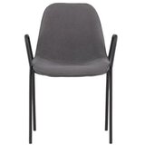 Vind Collection Vind Kl&amp;auml;desholmen blagovaonska stolica s rukohvatima, tamnosiva, set od 2 Slike